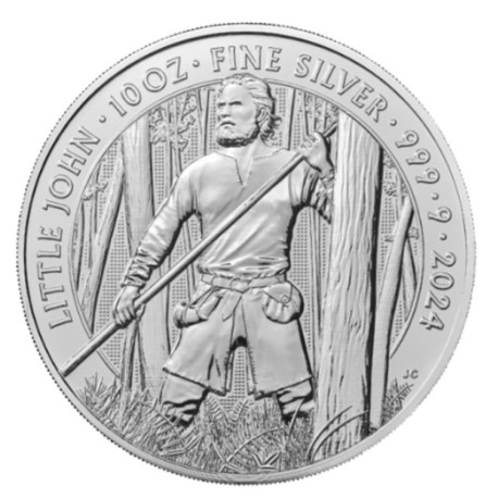 UK 10 oz silver MAID MARIAN 2023 £10 BU Myths & Legends