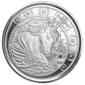 Ghana 1 oz silver UNICORN 2023 bu 5 CEDIS 