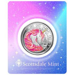 Ghana 1 oz silver UNICORN JUBILEE 2023 bu 5 CEDIS 