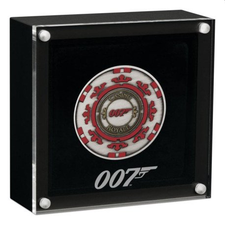 Perth Mint CASINO ROYALE 2023 1oz SILVER $1 BU