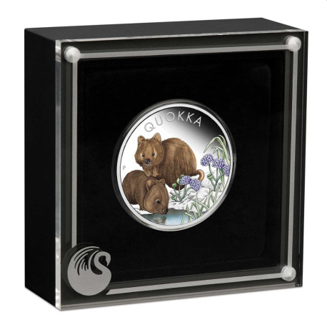 PM 1 oz silver QUOKKA 2023 $1 bu