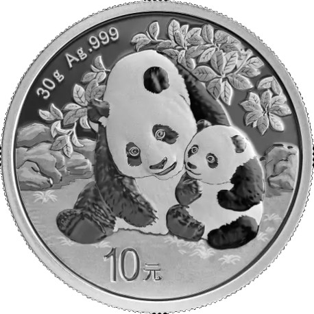 30 GR SILVER PANDA 2023 Yuan 10