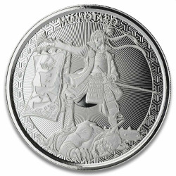 1 oz silver Legends of JAPAN 2020 MOMOTARO ANIME Style bu Samoa