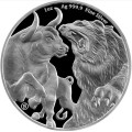 RAM 1 oz silver SUMATRAN TIGER 2020 BU $1