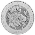 UK 10 oz silver Tudor Beasts BULL OF CLARENCE 2023 BU £10