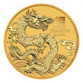 PM Lunar 3 DRAGON 1 oz GOLD 20243 BU $100 Australia
