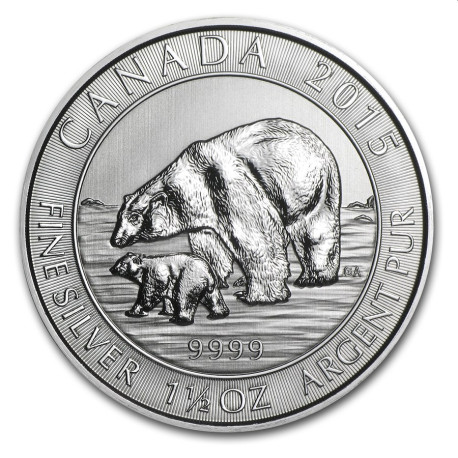 1 1/2 oz POLAR BEAR 2015 Polar Bear & Cub $8
