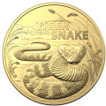 RAM MOST DANGEROUS 1 oz GOLD TIGER SNAKE 2024 $100