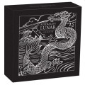 Australian Lunar Series III 2024 Year of the Dragon 1oz Silver Proof Coin
