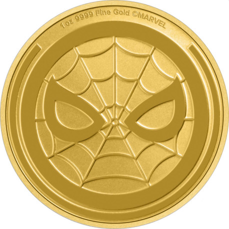 1 oz GOLD SPIDER-MAN 2023 $250 bu