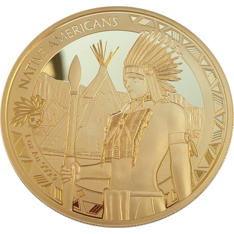 American Natives 1 oz gold ARROW 2023 CFA 3000 BU