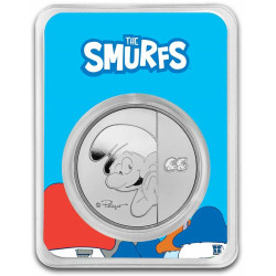 1 oz silver SMURFS 2023 bu $2 in TEP