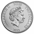 Niue 1 oz silver PIRATES OF THE CARIBBEAN 2021 $2 Black Pearl