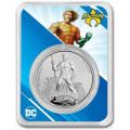 Justice League 1 oz silver AQUAMAN 2023 BU $2