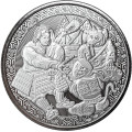 1 oz silver Legends of JAPAN 2022 MOMOTARO ANIME bu Samoa 5 Tala
