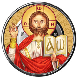 1 oz silver JESUS THE TEACHER 2023 COLOURED 2 Tala in TEP