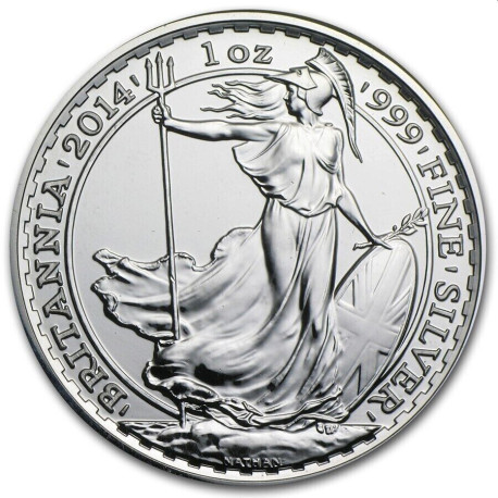 1 oz SILVER BRITANNIA 2014