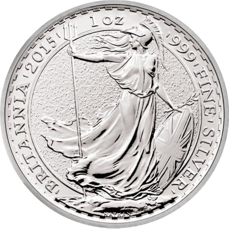 1 oz SILVER BRITANNIA 2015 £2