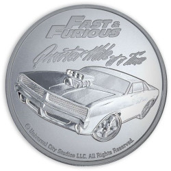 1 oz silver FAST & FURIOUS 2023 bu $2