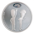 1 oz silver BEAVIS & BUTTHEAD 2023 BU $2