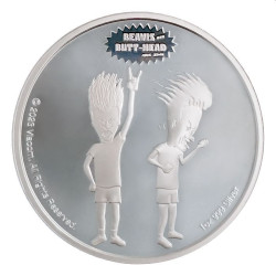 1 oz silver BEAVIS & BUTTHEAD 2023 BU $2
