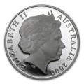 1 oz silver $1 KANGAROO 2000
