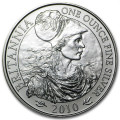 1 oz silver BRITANNIA 2010 £2 bu