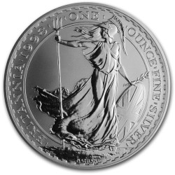 1 oz silver BRITANNIA 1998 £1 BU