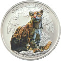 CAMBODIA 3000 RIELS 1 oz silver WILD LIVE 2023 CLOUDED LEOPARD 