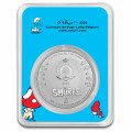 1 oz silver SMURFS 2023 bu $2 in TEP