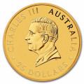 PM 1/4 oz GOLD NUGGET 2023 BU $25 Australia Kangaroo