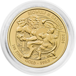 GOLD 1 oz GOLD MYTHS & LEGENDS 2024 £100 BEOWULF & GRENDEL