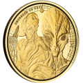 GIBRALTAR 1/10 oz GOLD LADY JUSTICE 2023 £5 bu