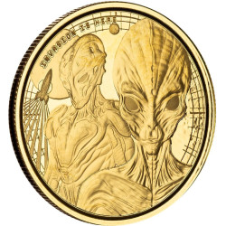 GIBRALTAR 1/10 oz GOLD LADY JUSTICE 2023 £5 bu