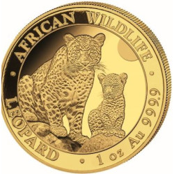 GOLD 1 oz LEOPARD 2023 SOMALIA 1000 Shillings