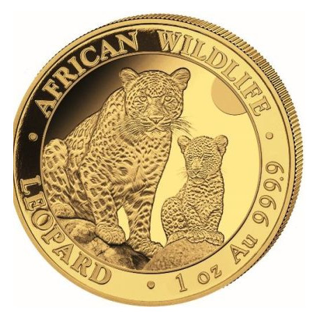 GOLD 1 oz LEOPARD 2023 SOMALIA 1000 Shillings
