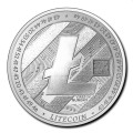 1 oz silver CRYPTO coin 2020 LITECOIN bu