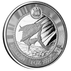 1 oz Cayman Islands Marlin 2019