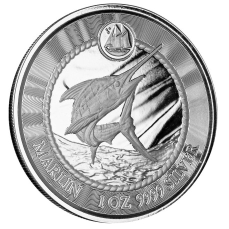 1 oz Cayman Islands Marlin 2019