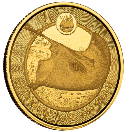 1 oz GOLD Cayman Islands LOGGERHEAD TURTLE 2023 bu $5