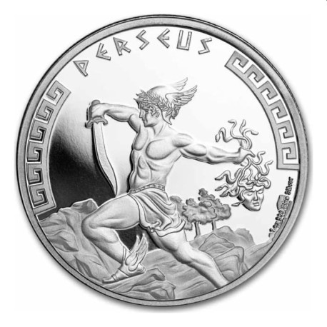 Heroes of Greek Mythology 1 oz silver 2023 HERCULES $2 bu