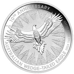 1 oz silver Perth Mint $1 WEDGE-TAILED EAGLE 2023 $1 BU