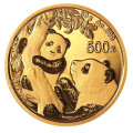 Gold CHINA PANDA 30 GR 2021 Yuan 500 PCGS MS70