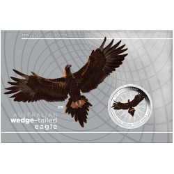 1 oz silver Perth Mint $1 WEDGE-TAILED EAGLE 2024 $1 BU