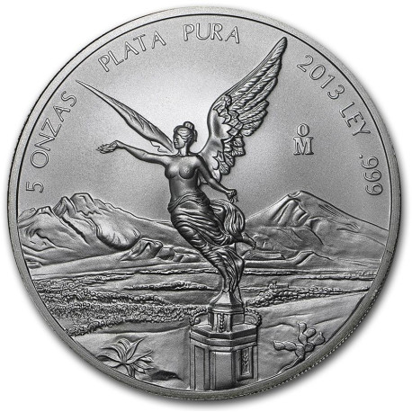 5 oz SILVER LIBERTAD 2013 Proof