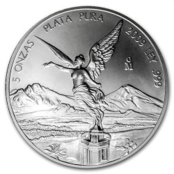 5 oz silver LIBERTAD 2009 PROOF