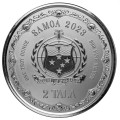 Samoa 1 oz silver PACIFIC MERMAID 2022 BU