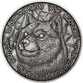 Singapore 1 oz silver DOGECOIN Crypto - coin 2021 Proof-Like in TEP