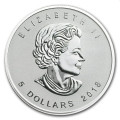 1 oz silver MAPLE LEAF 2018 privy Dog