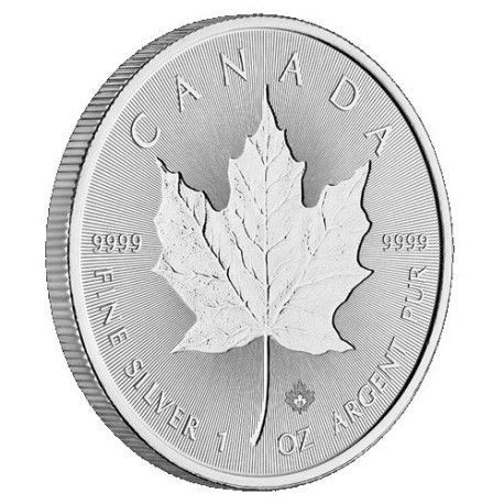 1 oz silver Incuse Maple Leaf 2018 